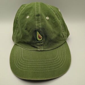 UNIF Avocado Dad Hat Green Cotton Embroidered Baseball Cap Adjustable Strapback